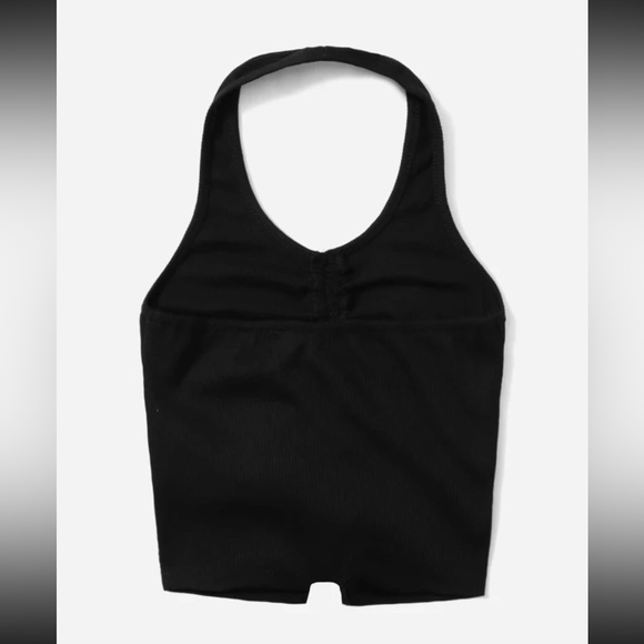 Drawstring Ruched Halter Top - Picture 2 of 4